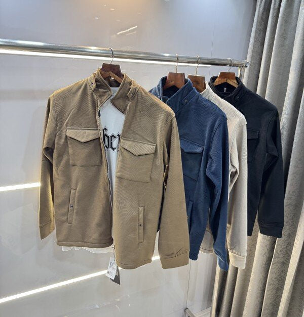 Hugo Boss Cream Classic Bomber Jacket