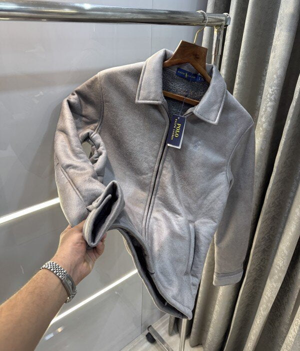 Ralph Lauren Light Grey Premium Sweado Jacket