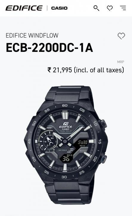 Casio Edifice Ecb-2200Dc