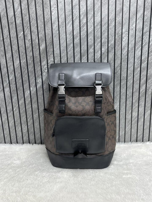 Coach 058 Track Signature Coffee-Black With Dustcover Tags