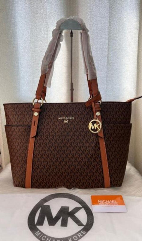 Michael Kors Sullivan Saffiano Tote Bag With Dust Bag & Mk Logo
