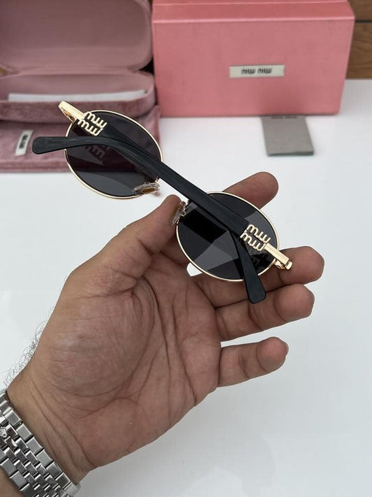 Miu Miu 1423 Gold Black