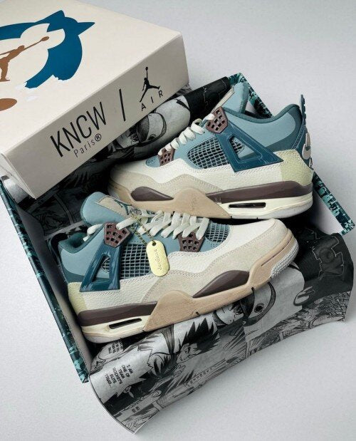 Nike Air Jordan Retro 4 Snorlax Custom Semi Ua