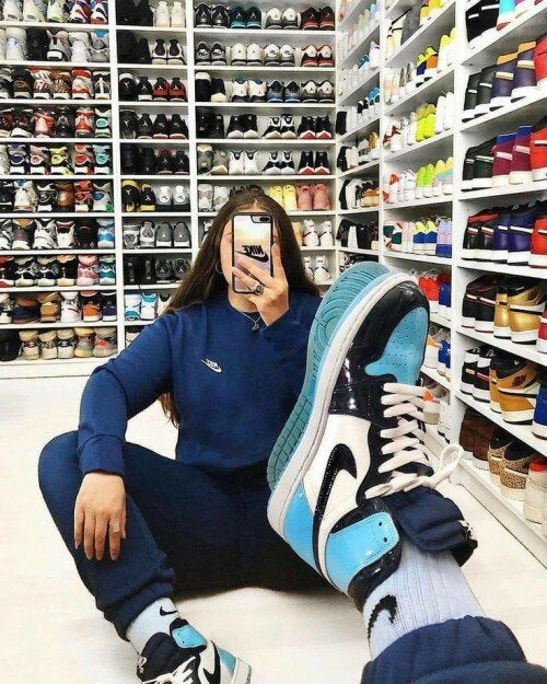 Nike Air Jordan Retro 1 Chill Blue For Womens