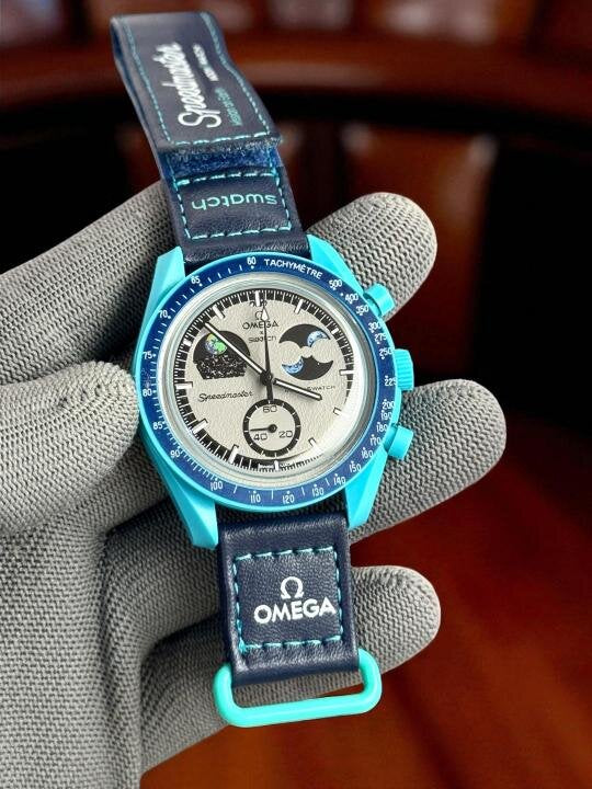 Omega Swatch Moon Blue 315