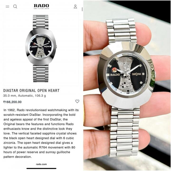 Rado Diastar Open Heart