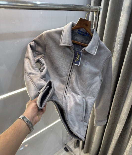 Ralph Lauren Light Grey Premium Sweado Jacket