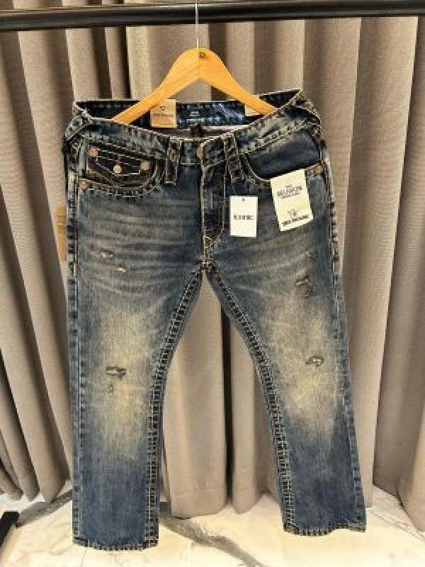 True Religion Blue Shaded Denim